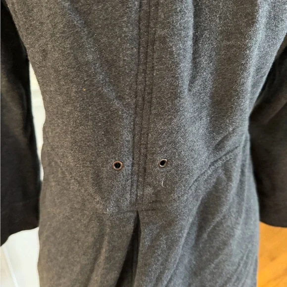 Johnny Was Gray Floral Embroidered Coat - Picture 4 of 8